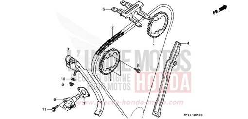 CHAINE A CAMES/TENDEUR CBR600FK de 1989